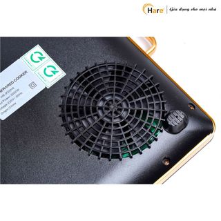 Bếp Hồng Ngoại Đơn Hare HR-IF20H9 2000W Mặt Kính Cường Lực - Nấu Nhanh Chín Đều, Điều Khiển Cảm Ứng