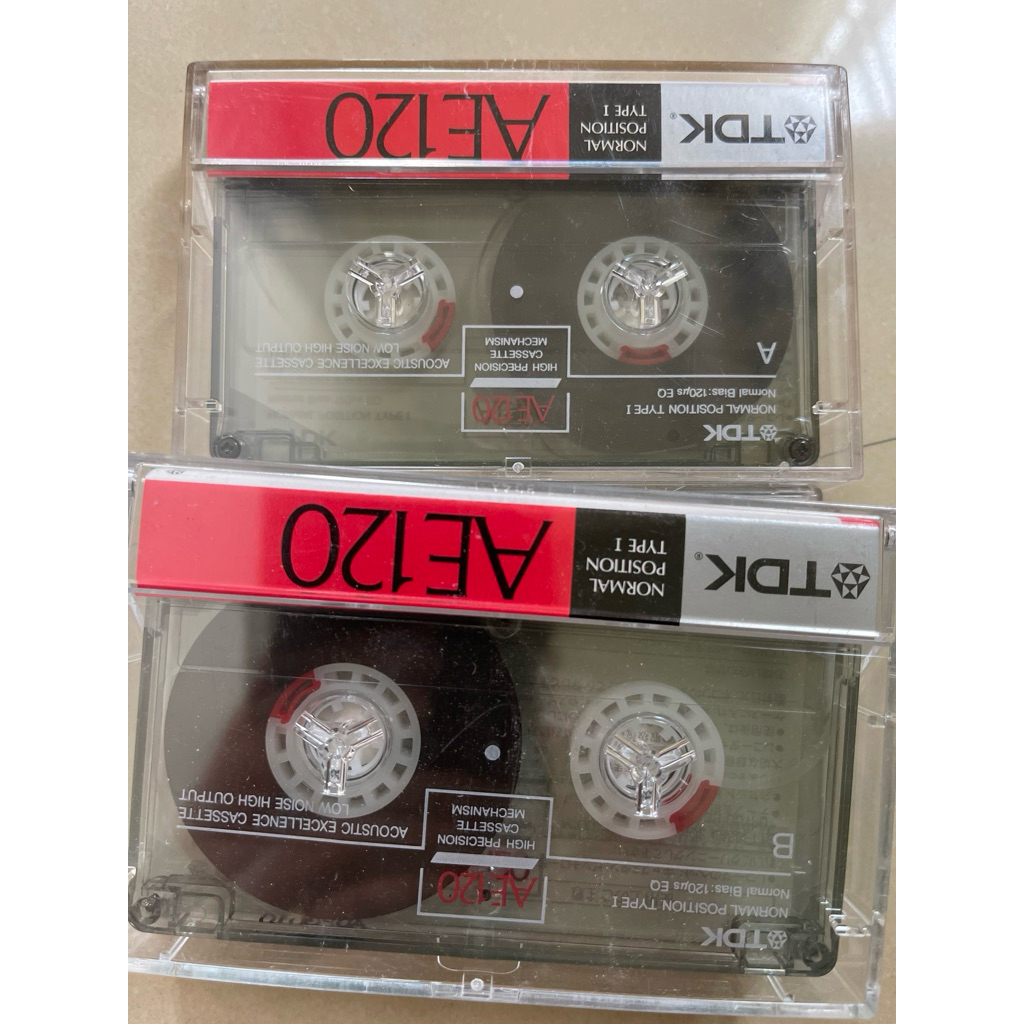 Combo 5 Băng cassett Sony, TDK, Maxell 120 phút, 1 nước còn rất mới thu âm tốt