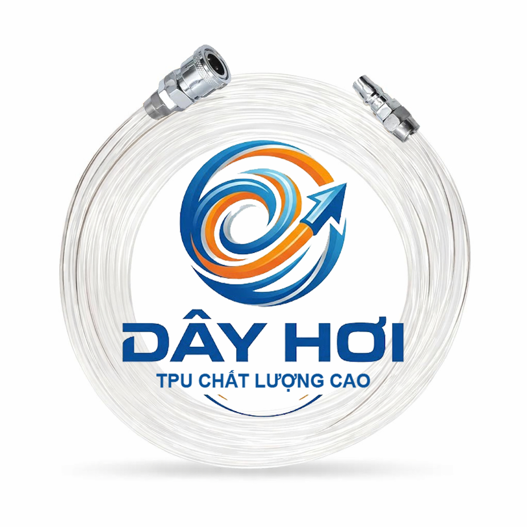 Bộ dây hơi máy nén khí Phi 8 Đài Loan COMBO 10m/20m/30m | Tặng Kèm Đầu Nối