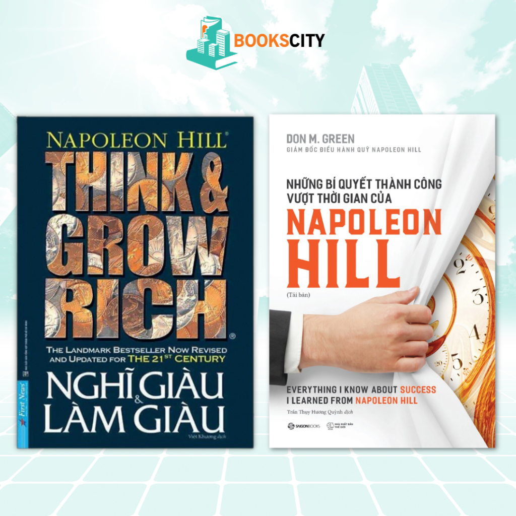 Sách - Những bí quyết thành công vượt thời gian của Napoleon Hill + Nghĩ giàu và làm giàu (lẻ tùy chọn)