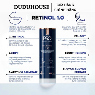 (Hàng Công TY) Kem Dưỡng MD CARE PRO-RETINOL 0.6 Làm Sáng Trẻ Hóa Cải Thiện Nếp Nhăn 30ml Duduhouse