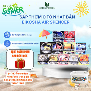 Sáp Thơm Ô Tô Cao Cấp Air Spencer - Hàng Nội Địa Nhật Bản Lưu Hương Lâu, Đa Dạng Mùi Hương