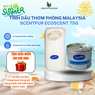 Combo máy tạo mùi dạng cánh quạt tự động và tinh dầu sáp thơm phòng ScentPur 75g