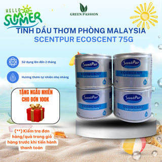 Combo 4 Hộp Tinh Dầu Thơm Phòng ScentPur 75gr có sáp thơm giúp khuếch tán hương nhanh và lưu hương lâu