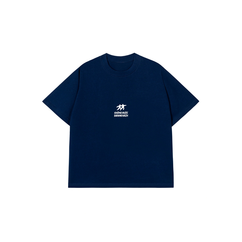 Áo Vớ Vẩn Vui Tươi REDLABEL Áo Thun KHÔNG ĐƯỢC ĐÁNH KHÁCH Cotton 100% Oversize Nam Nữ TS90