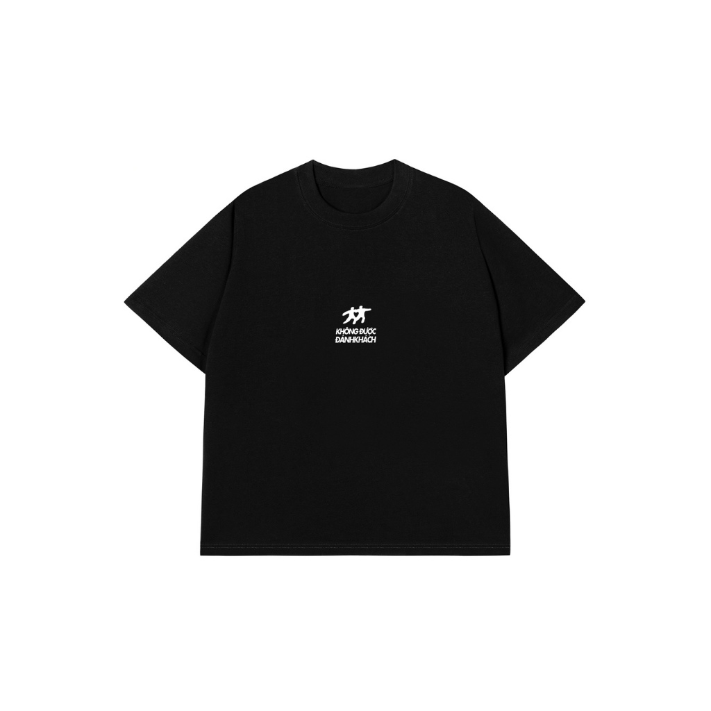 Áo Vớ Vẩn Vui Tươi REDLABEL Áo Thun KHÔNG ĐƯỢC ĐÁNH KHÁCH Cotton 100% Oversize Nam Nữ TS90