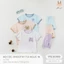 Bộ cộc tay vải sợi tre kháng khuẩn Lil-Littlelove [mềm,mát,mịncodãnvà thấm hút tốt ] cho bé từ 6tháng tới 4 tuổi (HCT35)