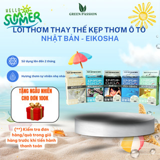 Lõi sáp thơm thay thế cho kẹp van gió xe ô tô chiết xuất 100% thiên nhiên xuất sứ Nhật Bản
