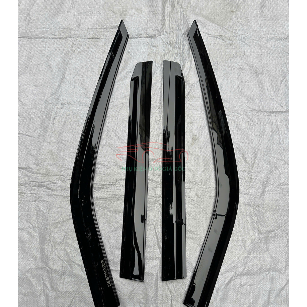 Vè che mưa xe MITSUBISHI - DESTINATOR - Mẫu Nhựa đen và Mẫu Chỉ INOX cao cấp chống nước tràn vào xe ngày mưa gió