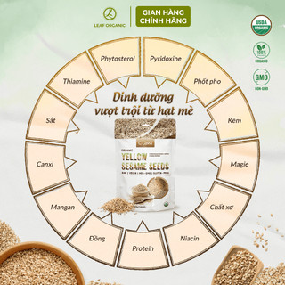 Hạt Mè Vàng Hữu Cơ C'LaVie 200g Chuẩn EU & USDA Organic Giàu Canxi Cho Bé Và Gia Đình Healthy - Natural Market