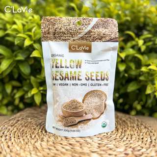 Hạt Mè Vàng Hữu Cơ C'LaVie 200g Chuẩn EU & USDA Organic Giàu Canxi Cho Bé Và Gia Đình Healthy - Natural Market