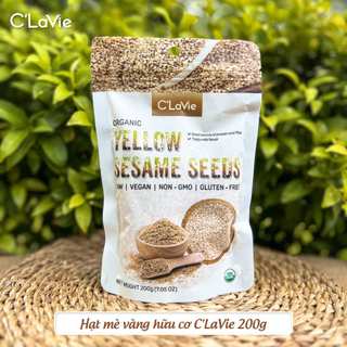 Hạt Mè Vàng Hữu Cơ C'LaVie 200g Chuẩn EU & USDA Organic Giàu Canxi Cho Bé Và Gia Đình Healthy - Natural Market