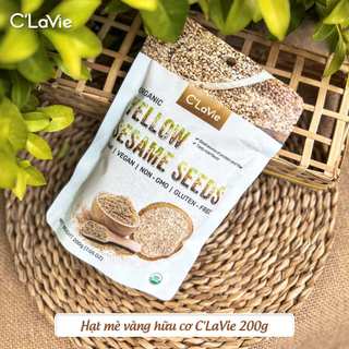 Hạt Mè Vàng Hữu Cơ C'LaVie 200g Chuẩn EU & USDA Organic Giàu Canxi Cho Bé Và Gia Đình Healthy - Natural Market