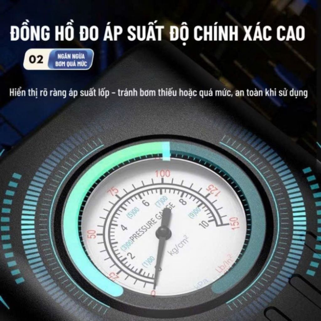 Máy Bơm Lốp Mini ALOHOME Bơm Hơi Cầm Tay Dùng Pin Sạc Cho Ô Tô Xe Máy Xe Đạp Bóng