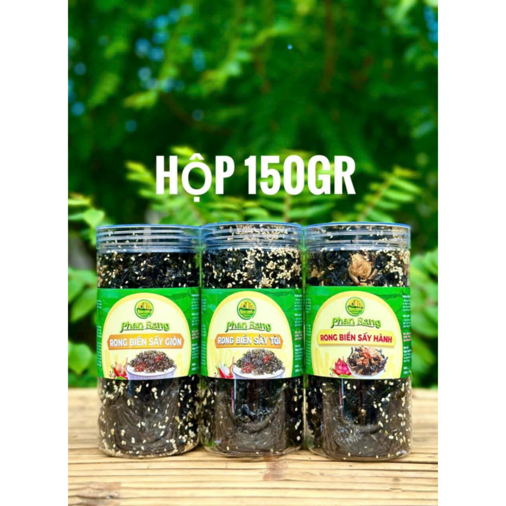 Rong Biển Cháy Tỏi mè 150G - Rong biển ăn liền, Rong Biển Trộn Cơm, Ăn Vặt