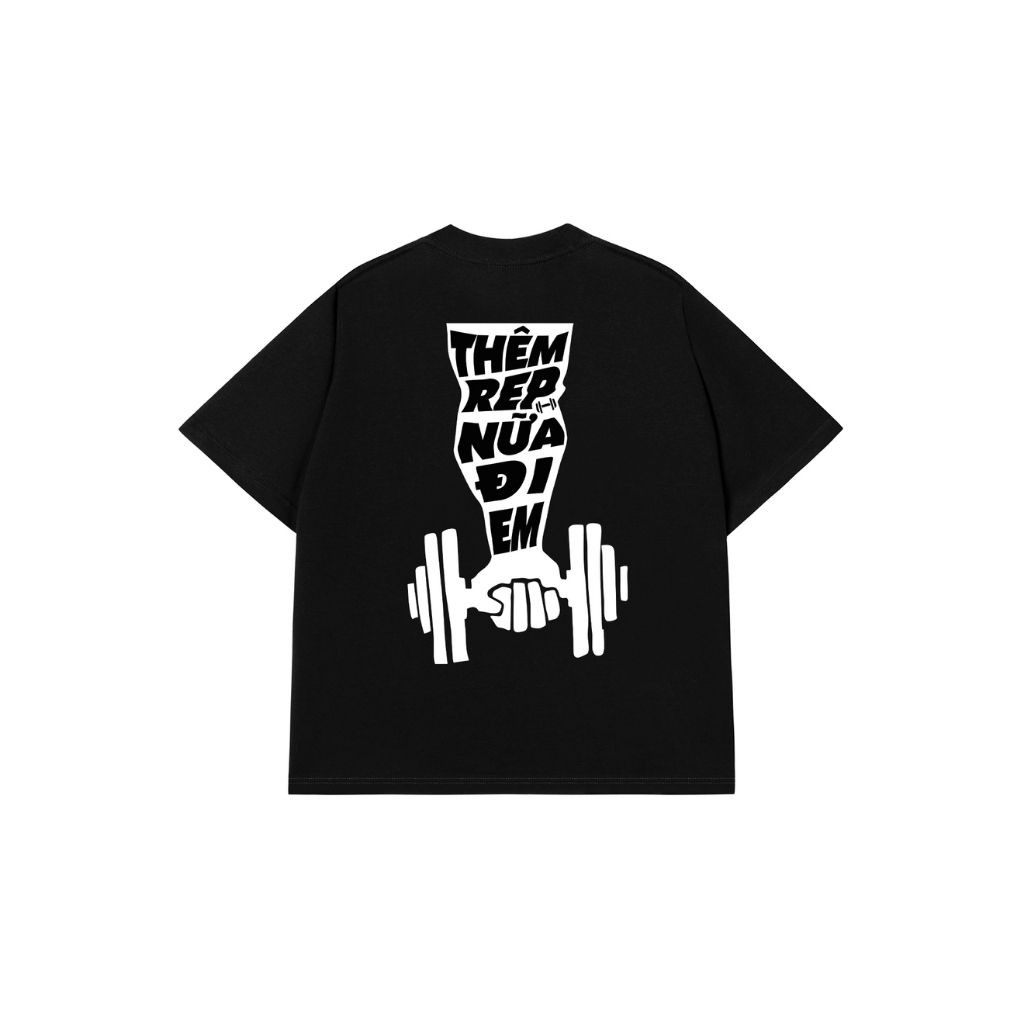 Áo Vớ Vẩn Vui Tươi REDLABEL Áo Thun THÊM REP NỮA ĐI EM Cotton 100% Oversize Nam Nữ TS92