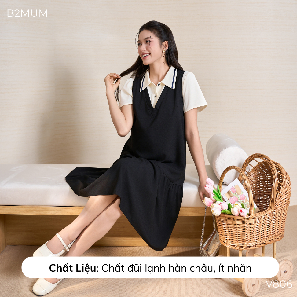 Yếm bầu (không kèm áo) thiết kế Yếm đuôi cá V806 B2MUM