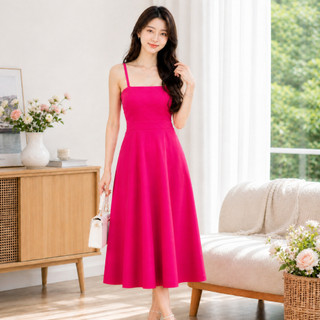 Váy 2 dây đi biển dáng suông, đầm hai dây dáng dài suông dạo phố chất thun lụa mềm mát, Váy nữ 2s VD04 VD01- BIATONKIDS