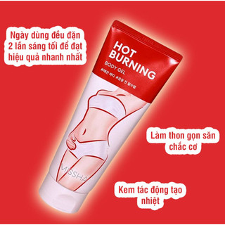 Kem massage tan giảm mỡ MISSHA Hot Burning Perfect Body Gel sử dụng hiệu quả 200ml - CÔ THƯ