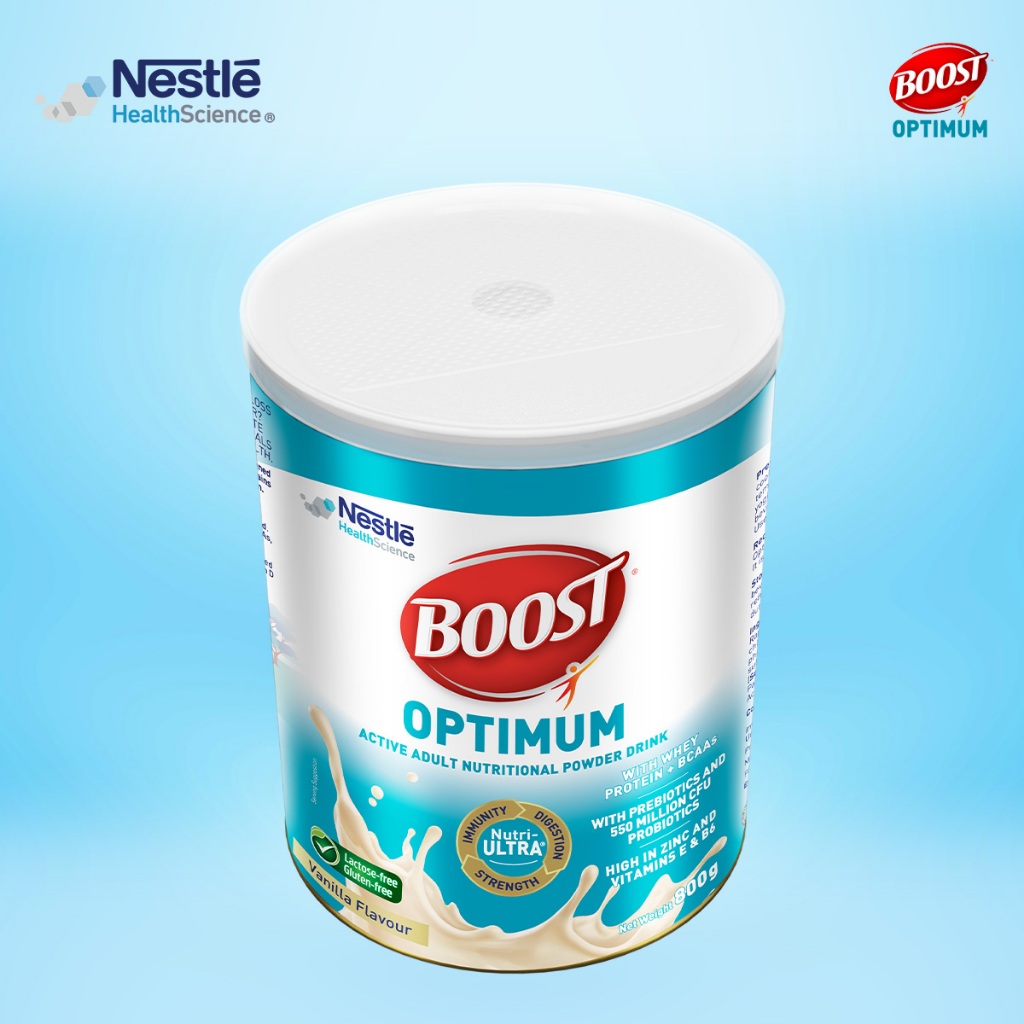 Bộ 3 Sữa Bột NESTLÉ BOOST OPTIMUM Singapore Bổ Sung Dinh Dưỡng Cho Người Lớn Tuổi 800G
