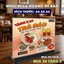 Bảng mica để bàn A4 A5 A6 ngang, Menu mica trong suốt, Bảng quét mã QR để bàn