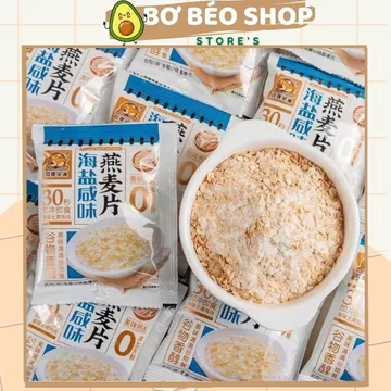 Bột Yến Mạch vị Muối Biển thức uống ăn liền thơm ngon bịch 450gr - Yến Mạch Triệu Lộ Tư