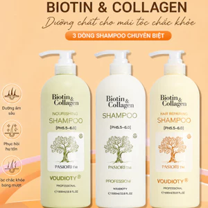 Combo Cặp Dầu Gội Xả Biotin Collagen 1000ml Dưỡng Ẩm – Phục Hồi – Giảm Gàu | Hàng Tổng Kho Giá Sỉ