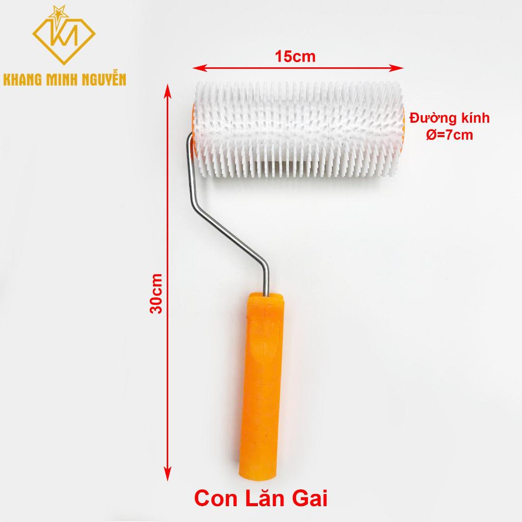 Con lăn gai 10cm-15cm khử bọt khí cho sàn Epoxy
