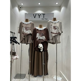PHẠM THÙY SHOP: SET BỘ IN HÌNH CHÚ GẤU CƯỠI NGỰA MIX QUẦN ĐÙI