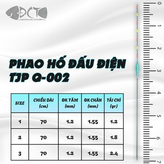 PHAO HỐ ĐẤU ĐIỆN TJP Q-002 – SIÊU SÁNG, CHỐNG SÓNG GIÓ (CÂU NGÀY & ĐÊM)