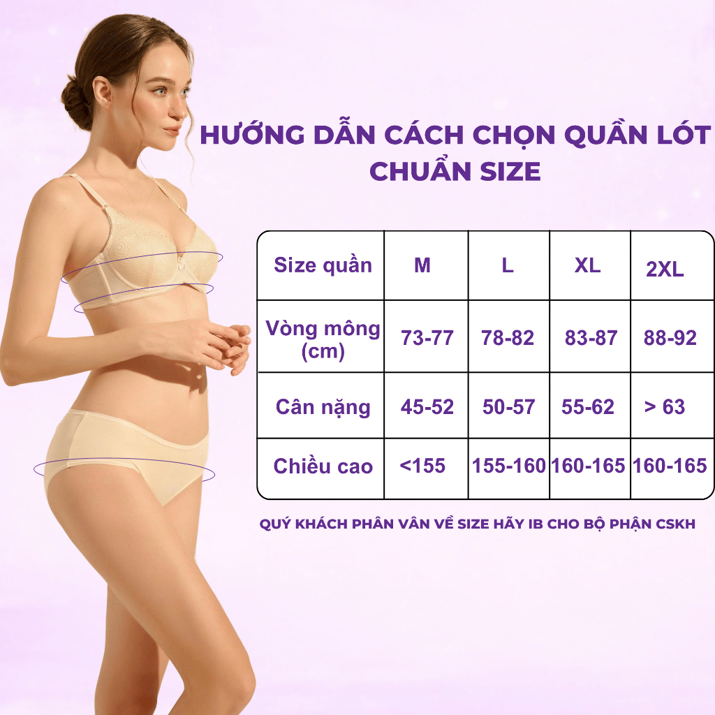Combo 3 Quần Lót Nữ Su Lụa annie QE2181 Mềm Mịn, Thoáng Mát, Co Giãn 4 Chiều
