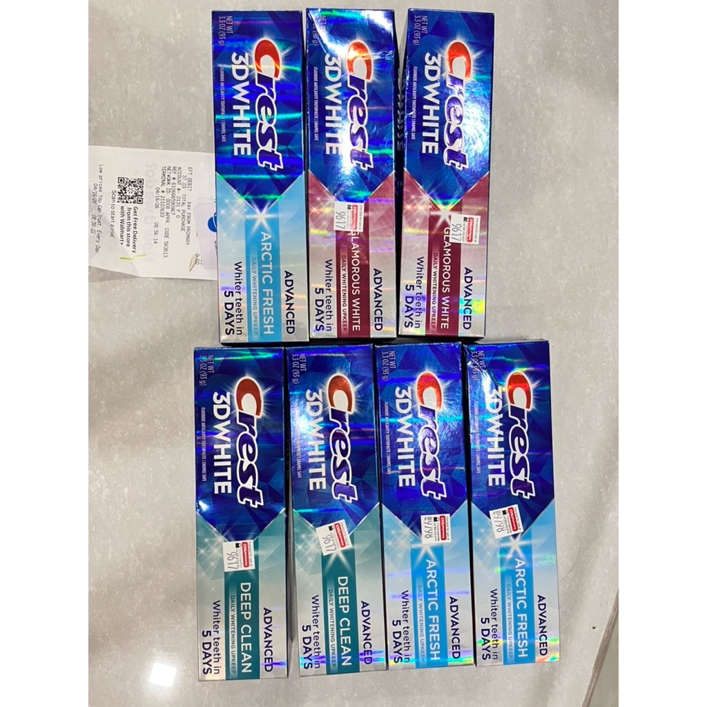 [HÀNG MỸ AIR] KEM ĐÁNH RĂNG CREST MỸ CÁC LOẠI - DATE XA
