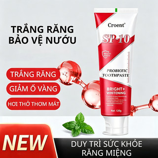 SP10 Cotelg Kem đánh răng làm trắng răng, làm sạch mạnh mẽ loại bỏ vết ố vàng bảo vệ men răng