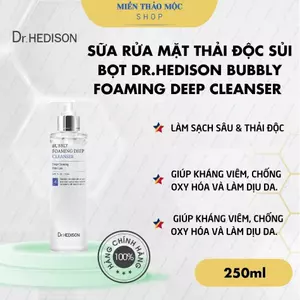 Sữa rửa mặt thải độc sủi bọt, làm sạch da Dr.Hedison Bubbly Foaming Deep Cleanser 250ml