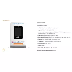Màn hình hiển thị mã QR động (iQR01SN) - FREESHIP!