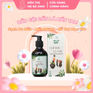 Gội Đầu Lá Nấu Tali – Bồ Kết, Vỏ Bưởi Cô Đặc – Sạch Da Đầu, Giảm Bết, Hỗ Trợ Mọc Tóc - Chai 330ml