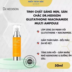 Tinh chất mờ thâm, sáng mịn, săn chắc Dr.Hedison Glutathione Niacinamide Multi Ampoule 50ml