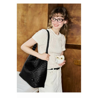 Túi đan thủ công MUVA Woven Hobo Bag Size L - Fullbox