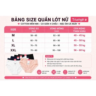 Quần lót nữ Triumph cotton mềm mại co giãn 4 chiều