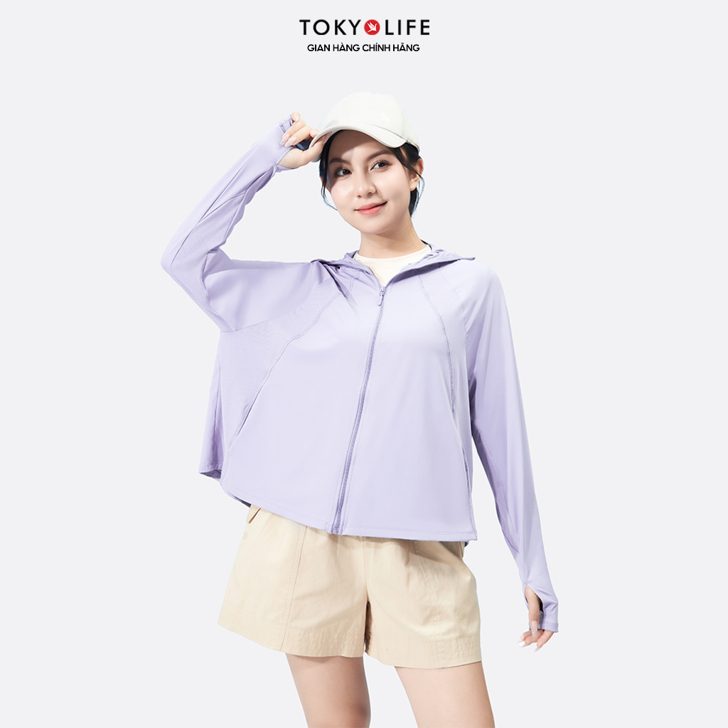 Áo Khoác Chống Nắng Chống Tia UV Nữ Sunstop Ice Form Babydoll Chất Su Lạnh Thoáng Mát 40003391 - TOKYOLIFE