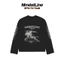 Áo Longsleeve MMESTLINE "GALLOP" Áo thun tay dài Form Boxy in lụa nổi chất vải cotton premium
