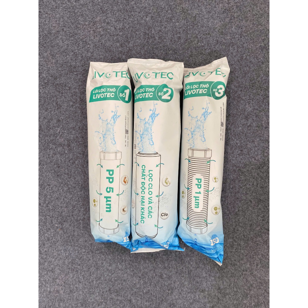 Combo 8 lõi lọc nước Karofi chính hãng dùng cho máy lọc nước Karofi S-S038