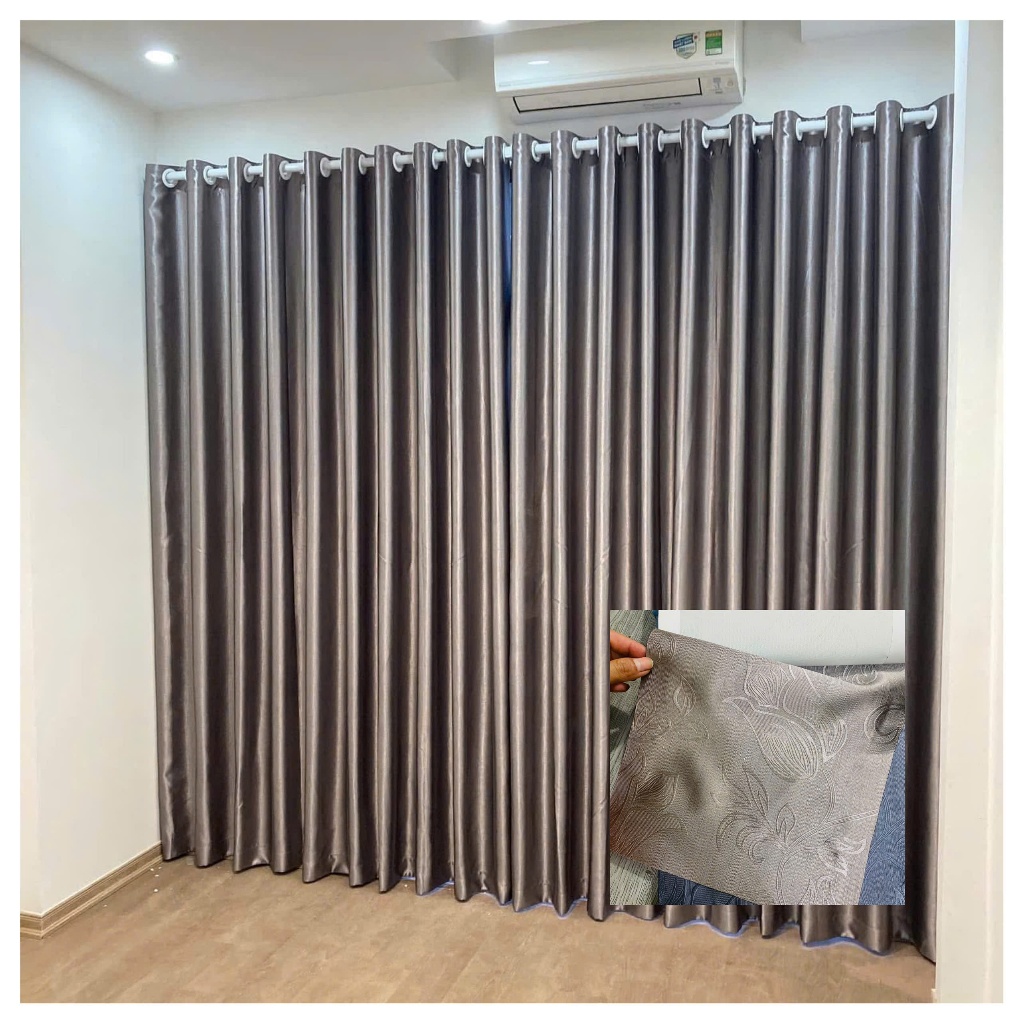1 TẤM GẤM TRƠN CHƯA CÓ CÂY TREO - TREO 1 TẤM MUA 1 TẤM _TREO 2 TẤM MUA 2 TẤM RÈM CỬA VIỆT HÀN