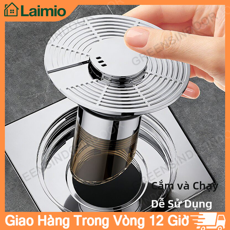 Lõi Thoát Sàn ABS Chống Mùi, Phễu Thoát Sàn Chống Trào Ngược, Lọc Tóc Rác Nhà Tắm Nhà Bếp
