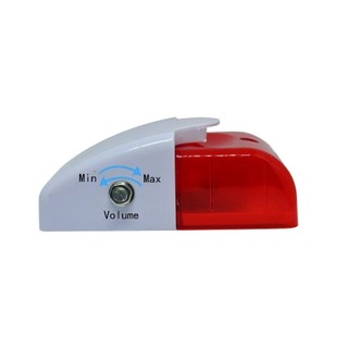 Còi Hú Báo Động Có Đèn Báo Hiệu DC12v. Có Nút Tăng Giảm Âm Lượng