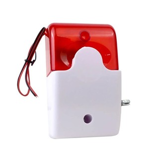 Còi Hú Báo Động Có Đèn Báo Hiệu DC12v. Có Nút Tăng Giảm Âm Lượng