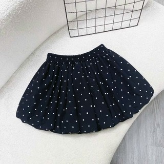 Chân Váy Nữ Bí Ngô Chấm Bi (Dài 35Cm) Có Quần Bảo Hộ Chất Thun WCV020
