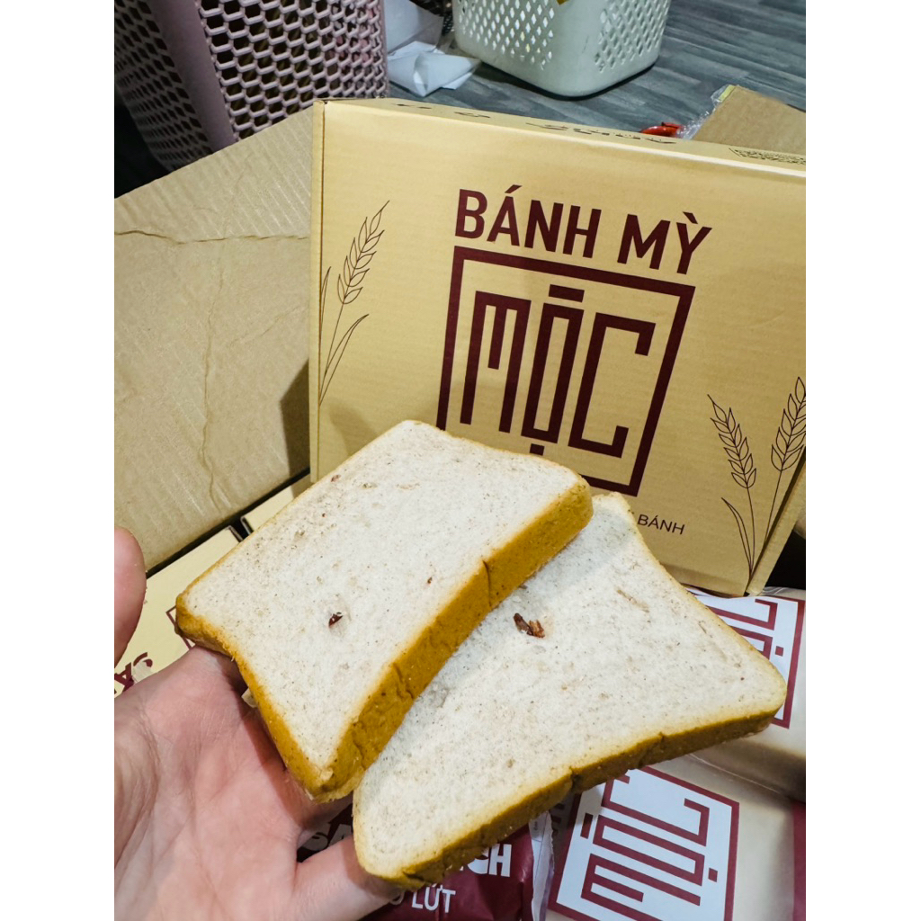 BÁNH MÌ ĂN KIÊNG GẠO LỨT- chuẩn healthy - tiểu đường hộp 6 gói 12 lát