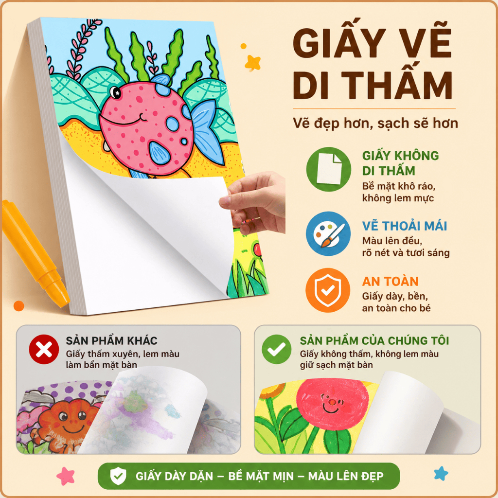 Bút sáp lụa 48 màu Silky Crayon xoay không bẩn tay, dễ rửa, an toàn cho bé, dạng lục giác