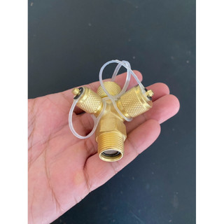 Van 3 cổng 6-10-12mm chân ren 17mm cho máy hút chân không